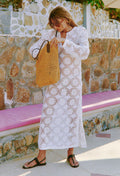 Martino White Crochet Dress