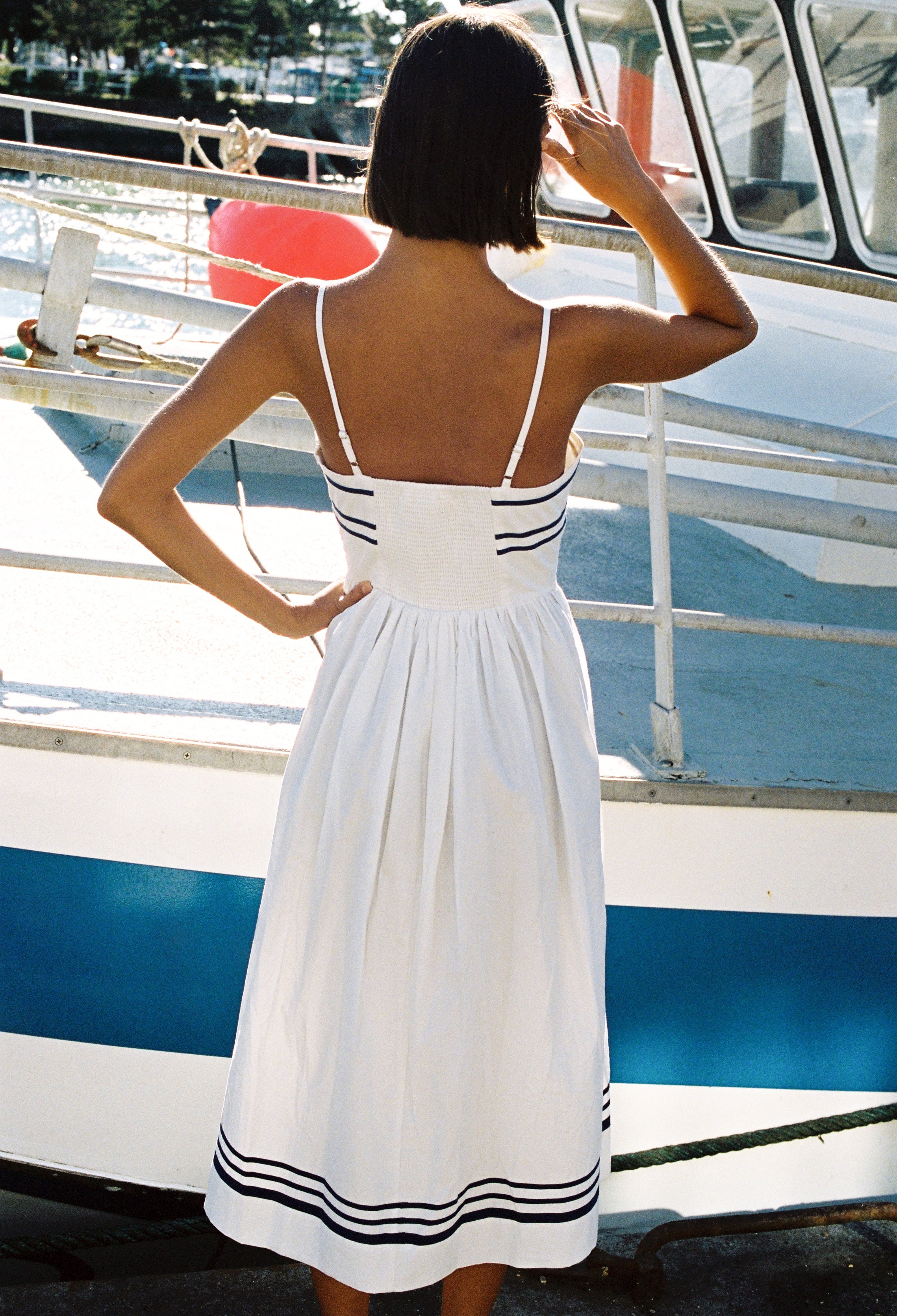 Florencia Dress White