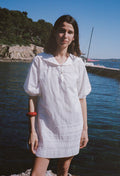 Isobel White Cotton Voile Dress