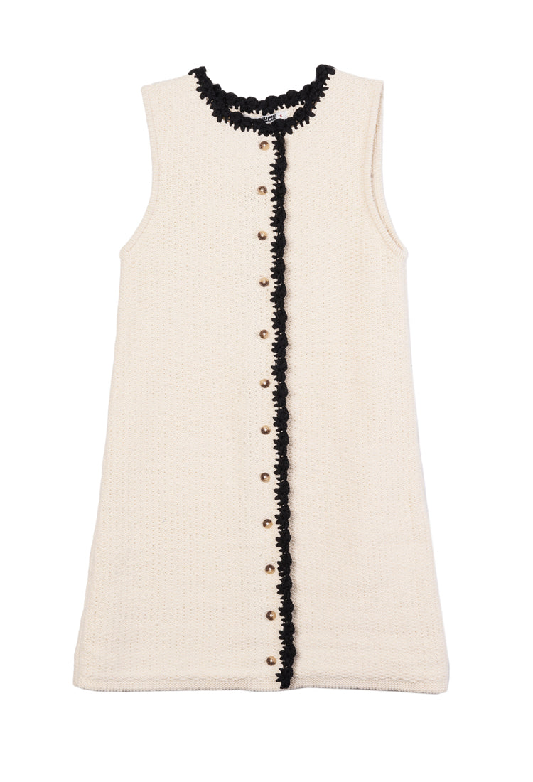 Lalia Ivory Knit Dress